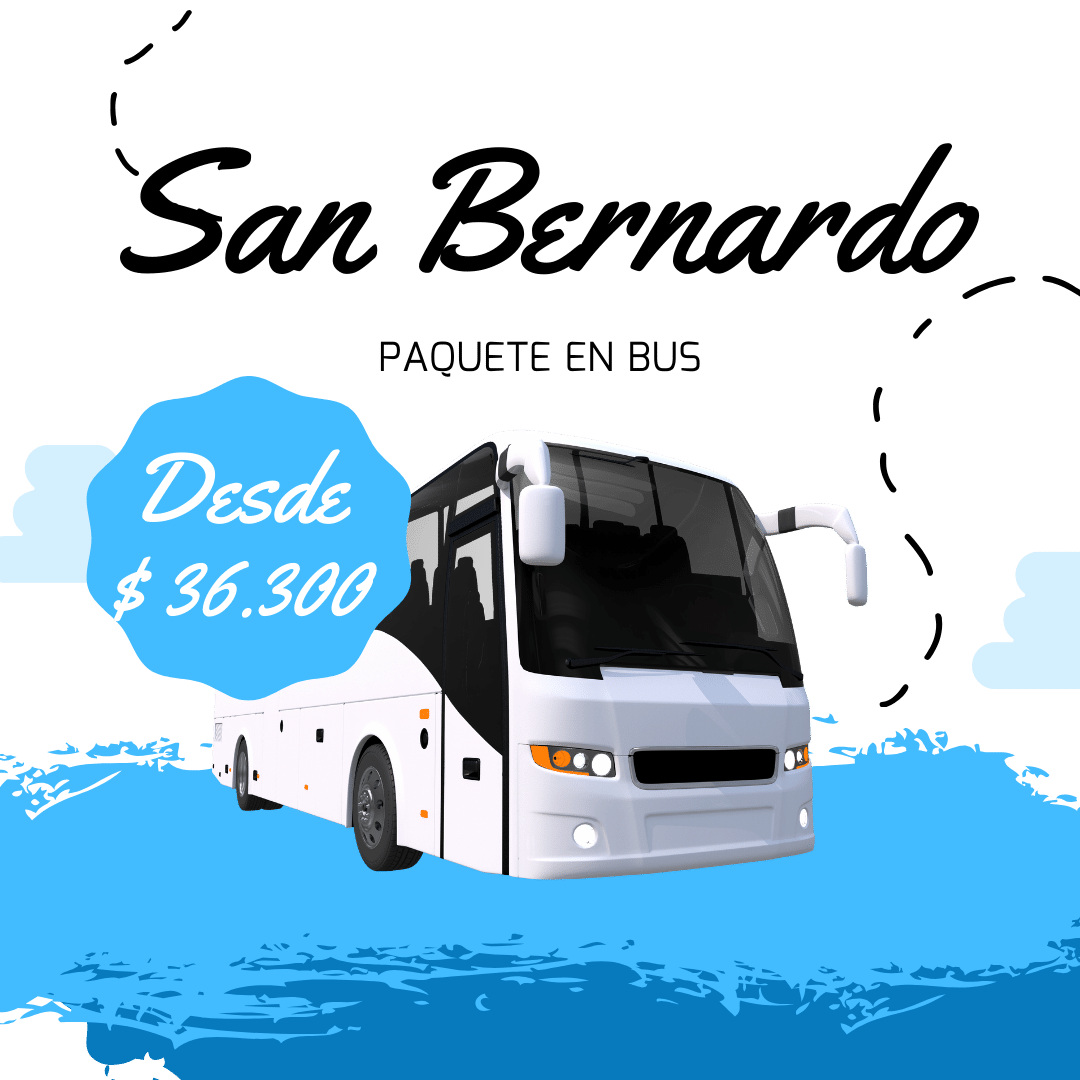 San Bernardo, paquete turístico, viaje en autobús, playas, diversión, naturaleza costera